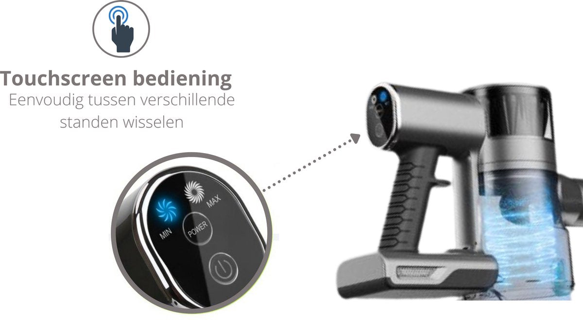 Steelstofzuiger draadloos 200Watt