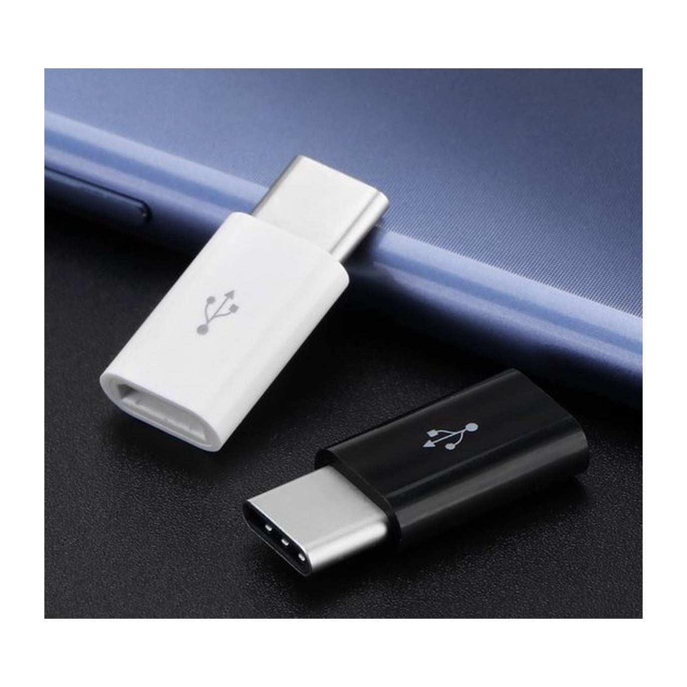 Micro-USB to USB-C Adapter 3-Pack – Charging & Data