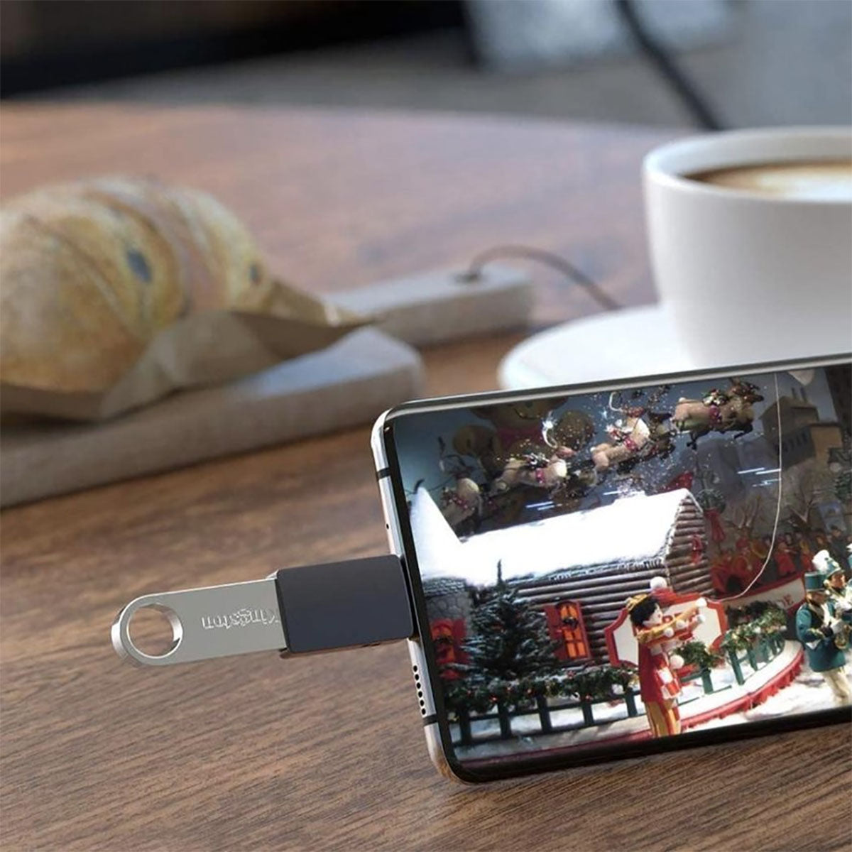 Staza USB-C naar USB 3.0 OTG Adapter – Zwart