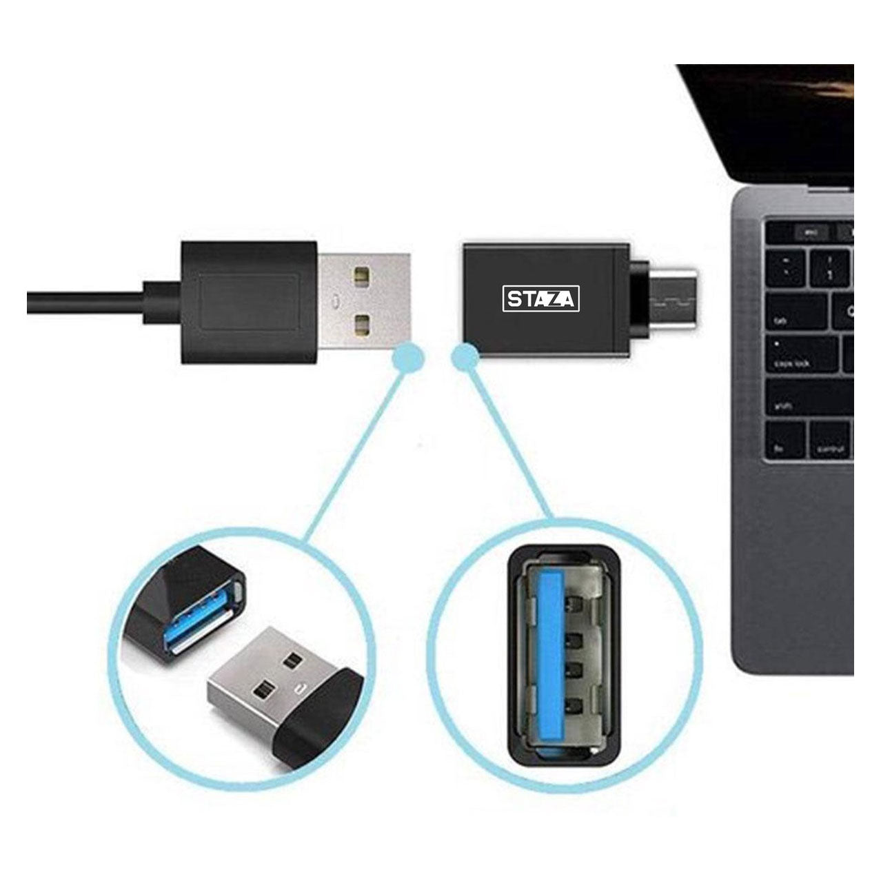 Staza USB-C to USB-A 3.0 Adapter – Limited Edition