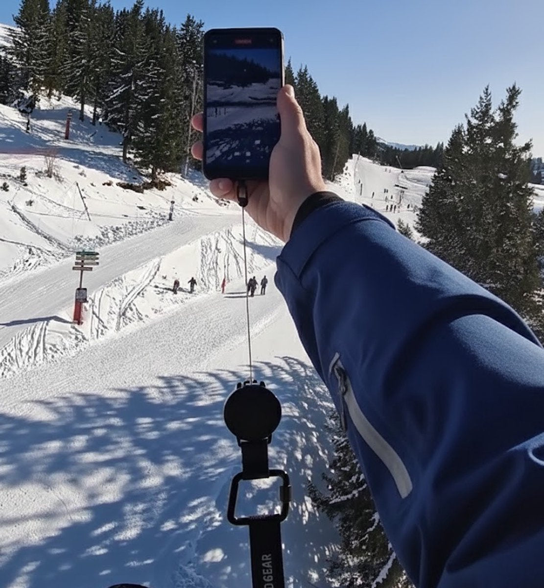 Telefoonkoord voor Wintersport