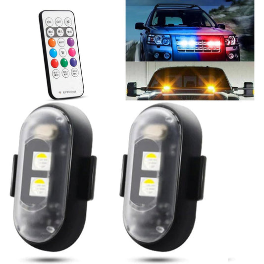 LED Noodverlichting 2-Pack RGB – 8 Kleuren & 10 Modi