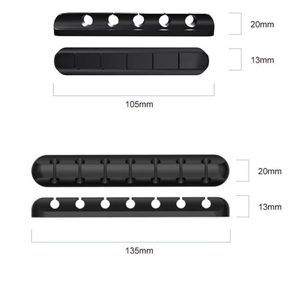 Staza Kabel Organiser Zwart Zelfklevende Kabelclips