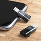 2x Staza Lightning naar USB-C OTG Adapter Zwart/Grijs