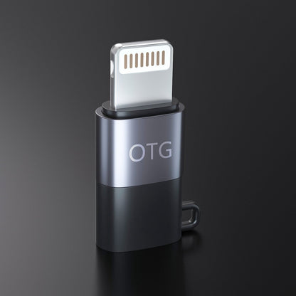 2x Staza Lightning naar USB-C OTG Adapter Zwart/Grijs