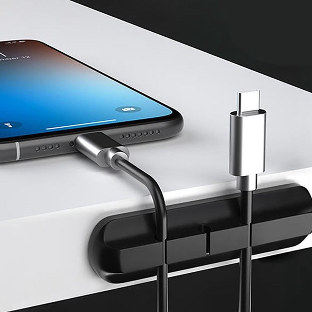 Staza Kabel Organiser Zwart Zelfklevende Kabelclips