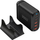 200W USB-C Snellader 6 Poorts – 100W PD Desktop Charger