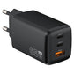 65W GaN Snellader 3-Poorts USB-C & USB-A Zwart