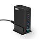 380W USB-C Snellader 8-Poorts GaN Desktop Oplader