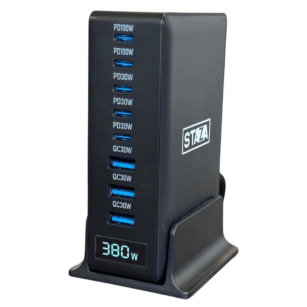 380W USB-C Snellader 8-Poorts GaN Desktop Oplader