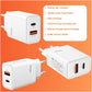 45W Dual USB-C Snellader met 1M Kabel – PD Oplader