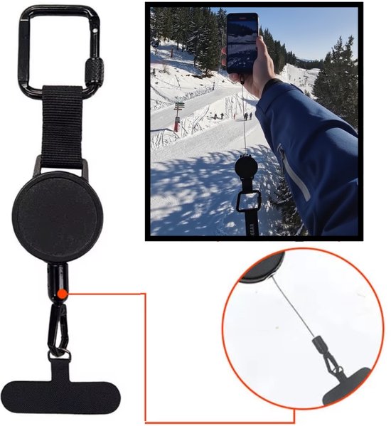 Telefoonkoord voor Wintersport – productfoto