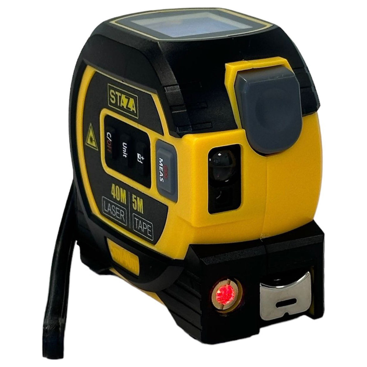 Staza Digitale Laser Rolmaat 40M met 5M Meetlint 3-in-1