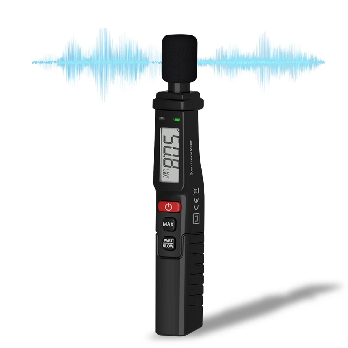 Digitale Decibelmeter – productfoto