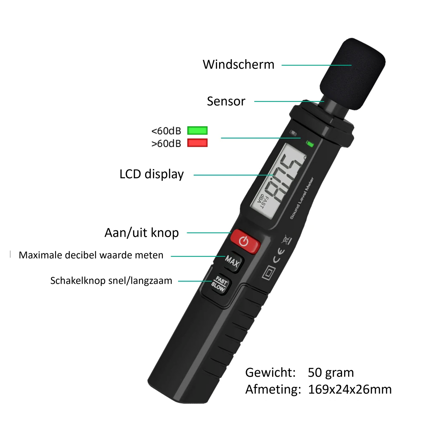 Digitale Decibelmeter