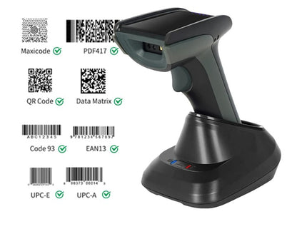 Bluetooth Barcode Scanner met Laadstation – 1D & 2D