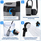 Camping Douche met Accu & LED Display – Oplaadbaar