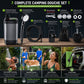 Camping Douche met Accu & LED Display – Oplaadbaar