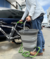 Draagbare Lagedrukreiniger - Emmer, Accu, Pomp - 15L - Draagbare Douche