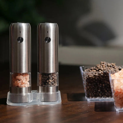 Elektrische Peper- en Zoutmolen Set USB-C RVS