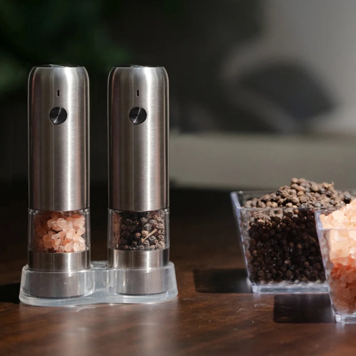 Elektrische Peper- en Zoutmolen Set USB-C RVS