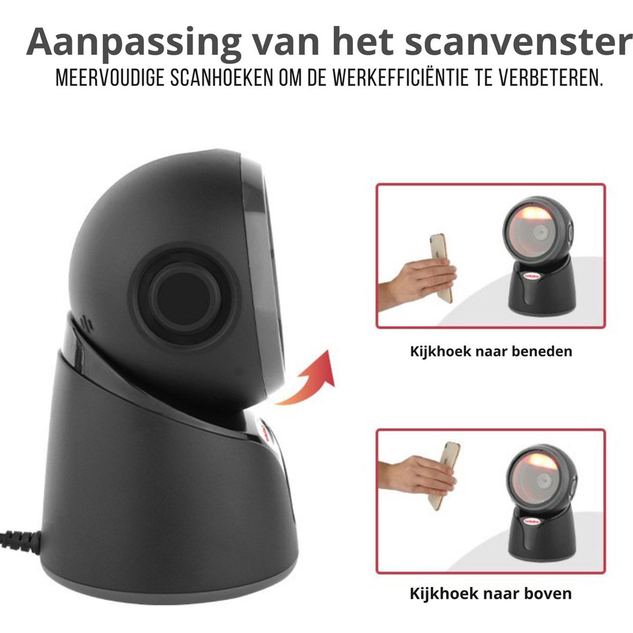 Handsfree QR & Barcode Scanner USB – 1D/2D Desktop