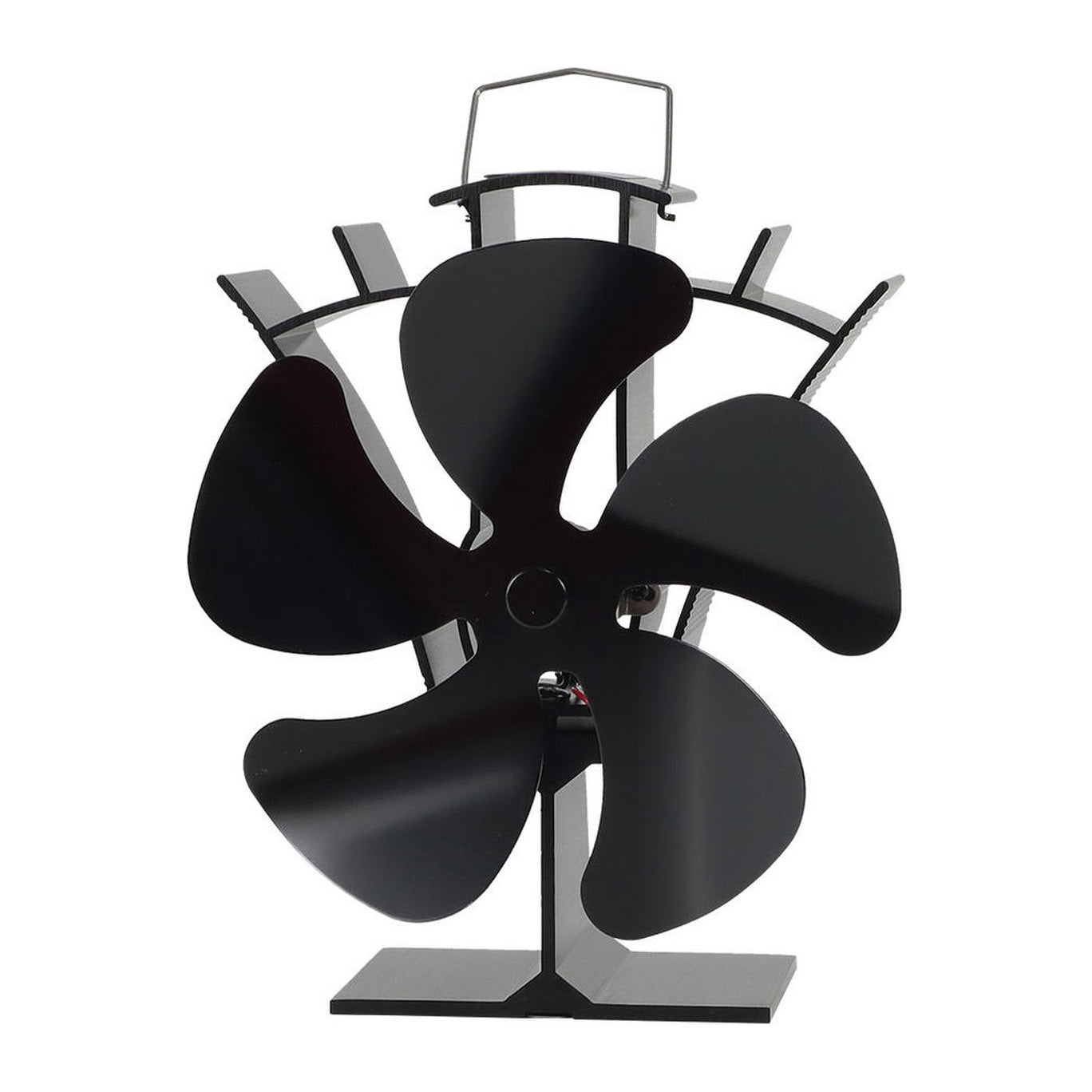 Houtkachel Ventilator 5 Bladen Ecofan Zwart