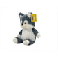 Husky Knuffel 50 cm – Zachte Pluche Hond met Tuinbroek