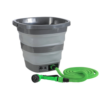 Draagbare Lagedrukreiniger - Emmer, Accu, Pomp - 15L - Draagbare Douche