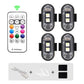 LED Noodverlichting 4-Pack RGB – 11 Modi & Afstandsbediening