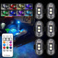 LED Noodverlichting 4-Pack RGB – 11 Modi & Afstandsbediening