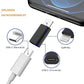 Lightning naar USB-C Adapter 4-Pack – Aluminium Zwart