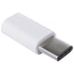 Micro-USB naar USB-C Adapter – Opladen & Data Wit