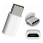 Micro-USB naar USB-C Adapter – Opladen & Data Zwart