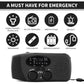 Noodradio Solar met Powerbank & SOS Zaklamp 2000mAh