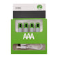 Oplaadbare AAA Li-ion Batterijen 1.5V USB-C – 4 Stuks