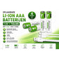 Oplaadbare AAA Li-ion Batterijen 1.5V USB-C – 4 Stuks