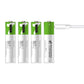 Oplaadbare AAA Li-ion Batterijen 1.5V USB-C – 4 Stuks