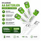 Oplaadbare AA Li-ion Batterijen 1.5V USB-C – 4 Stuks