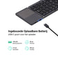 Opvouwbaar Bluetooth Toetsenbord met Touchpad Zwart