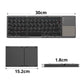 Opvouwbaar Bluetooth Toetsenbord met Touchpad Zwart