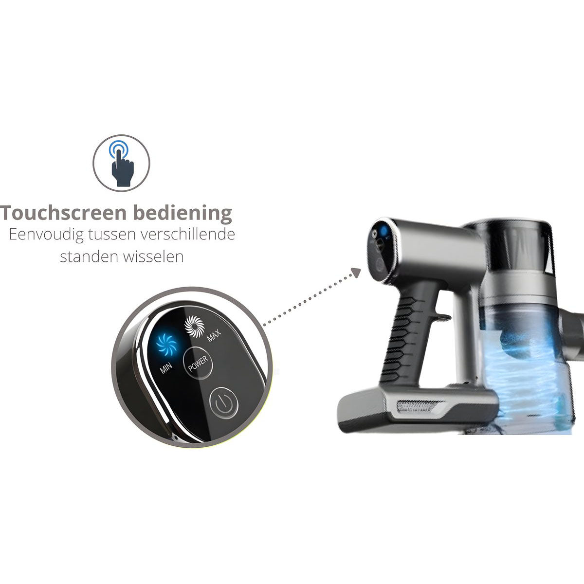 Staza Cordless Stick Vacuum 200W – Bagless & Handheld