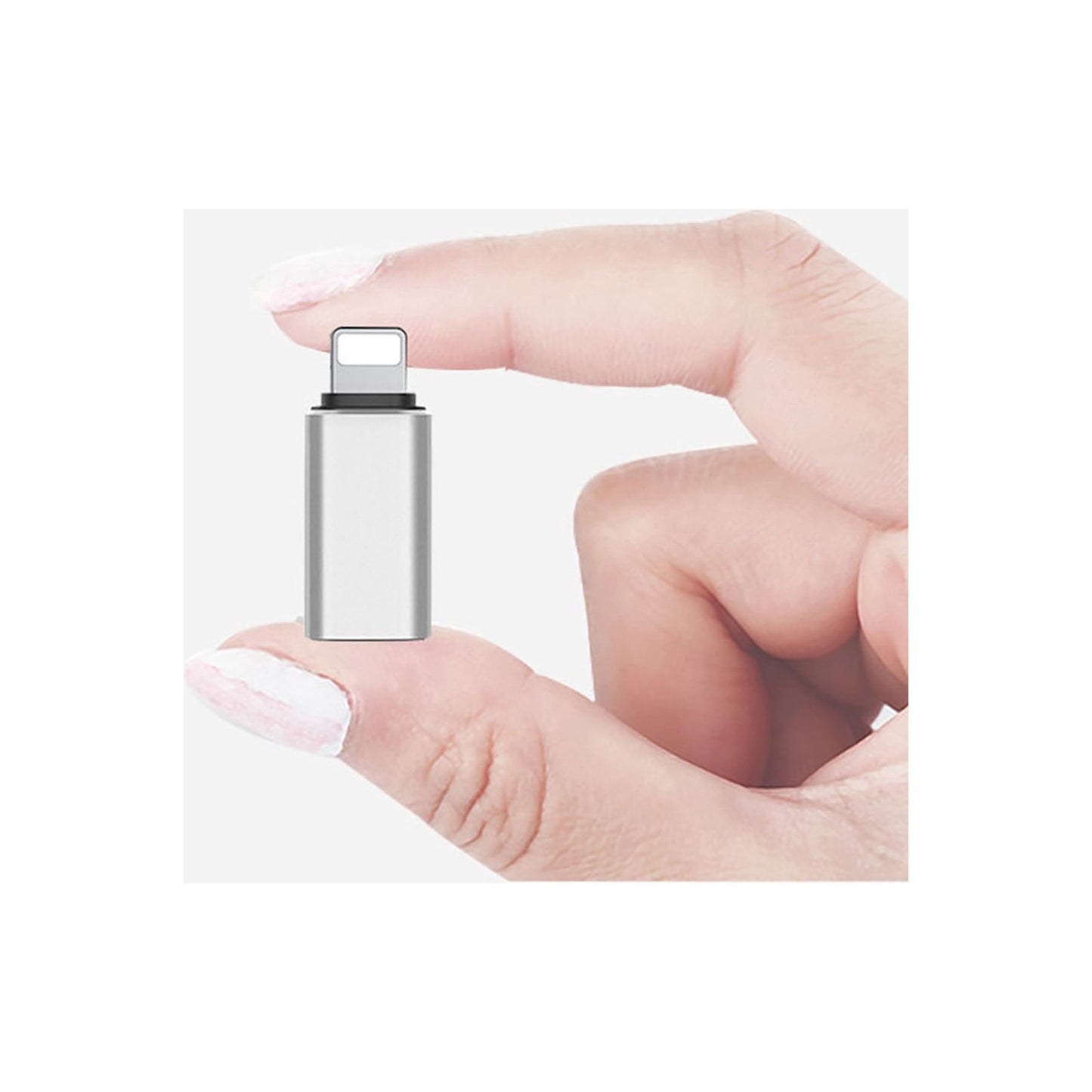 Staza Lightning naar USB-C Adapter 2-Pack – Zwart
