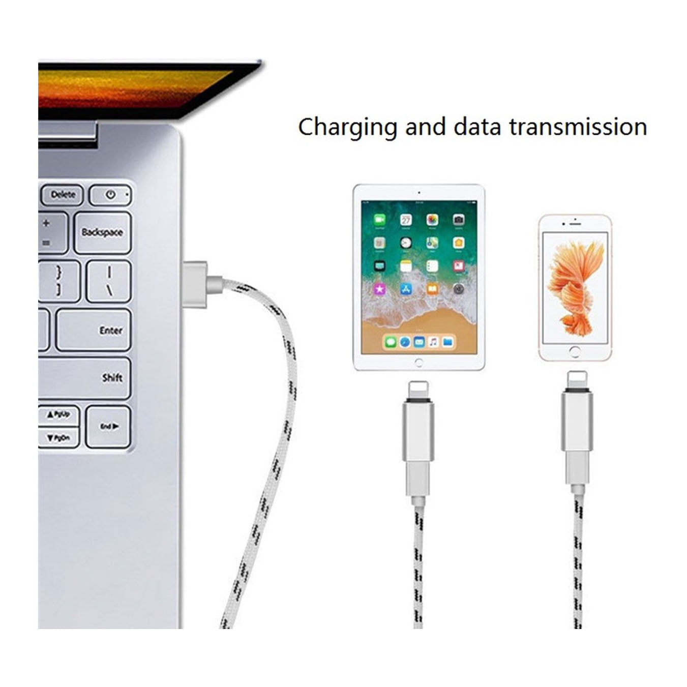 Staza Lightning naar USB-C Adapter – Snelladen Zwart
