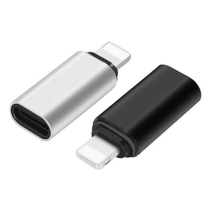 Staza Lightning naar USB-C Adapter – Snelladen Zwart