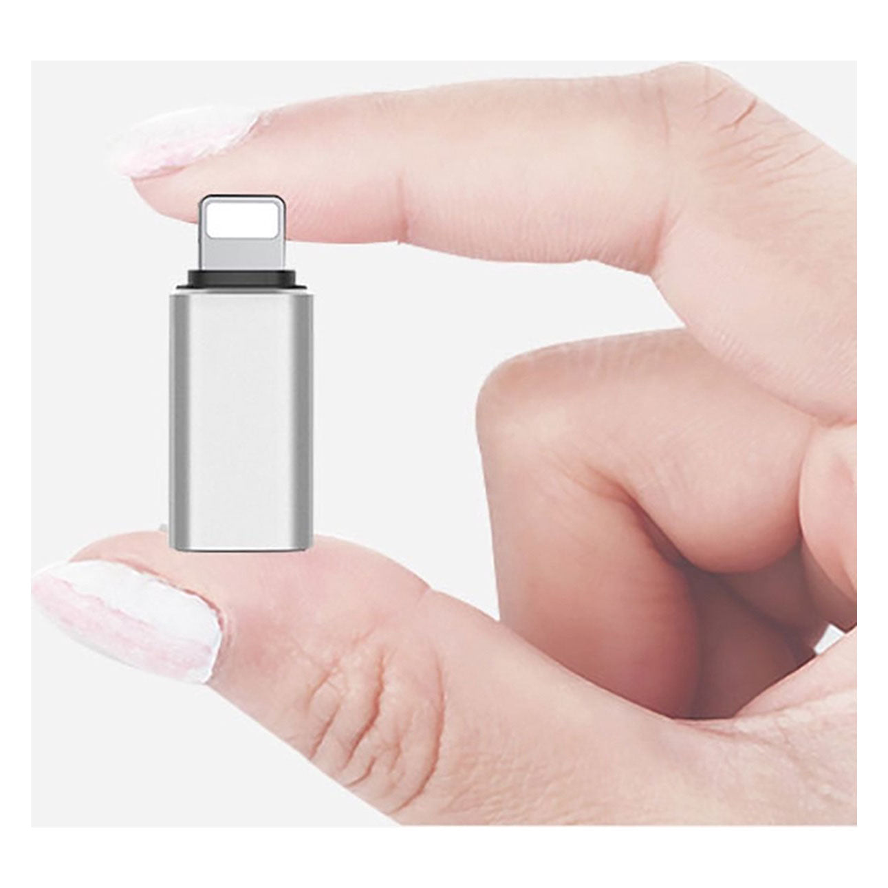 Staza Lightning naar USB-C Adapter – Snelladen Zwart