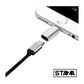 Staza Lightning naar USB-C Adapter – Snelladen Zwart