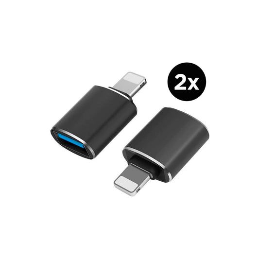 Staza Lightning naar USB 3.0 OTG Adapter 2-Pack