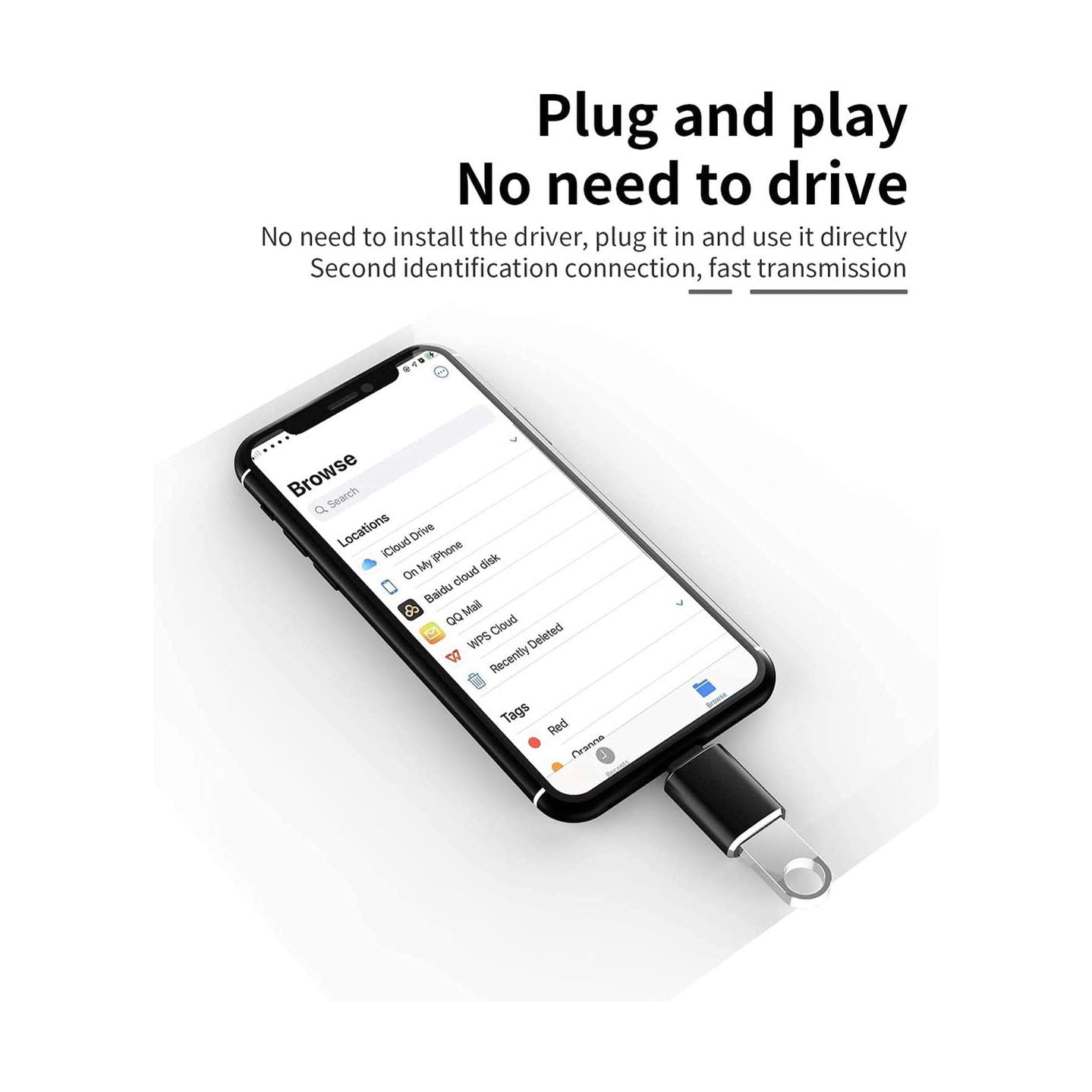 Staza Lightning naar USB 3.0 OTG Adapter 2-Pack