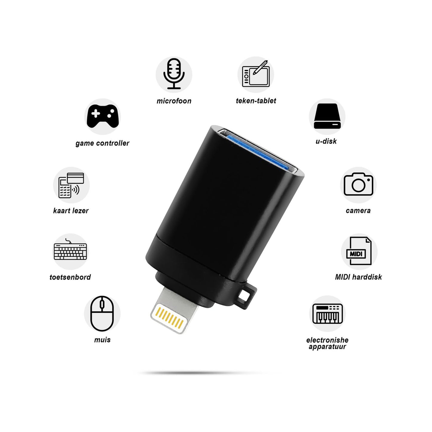 Staza Lightning to USB 3.0 OTG Adapter for iPhone